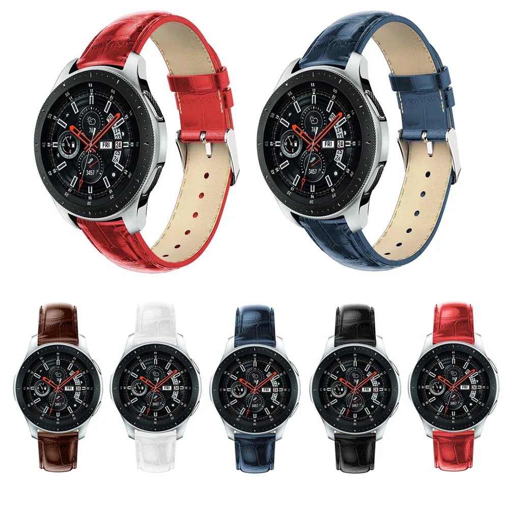 Ремешок для Samsung Gear S3 S2 Frontier классический кожаный наручный браслет 20 мм 22 ремешок