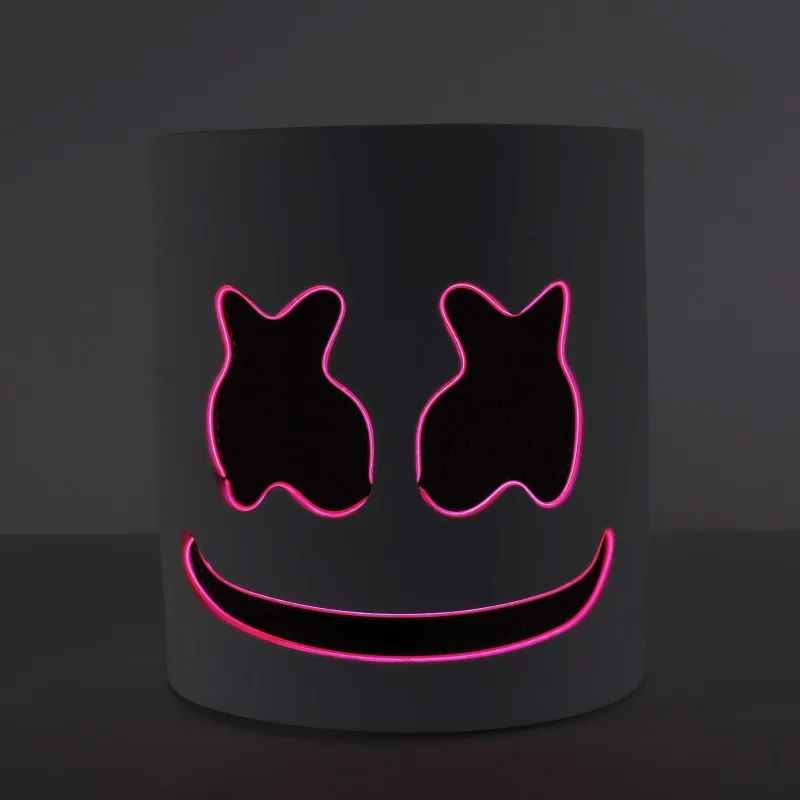 LED DJ музыка светящиеся маски партии маскарад маски анфас Обложка Головные уборы для взрослых Косплэй Хэллоуин фестиваль вечеринок