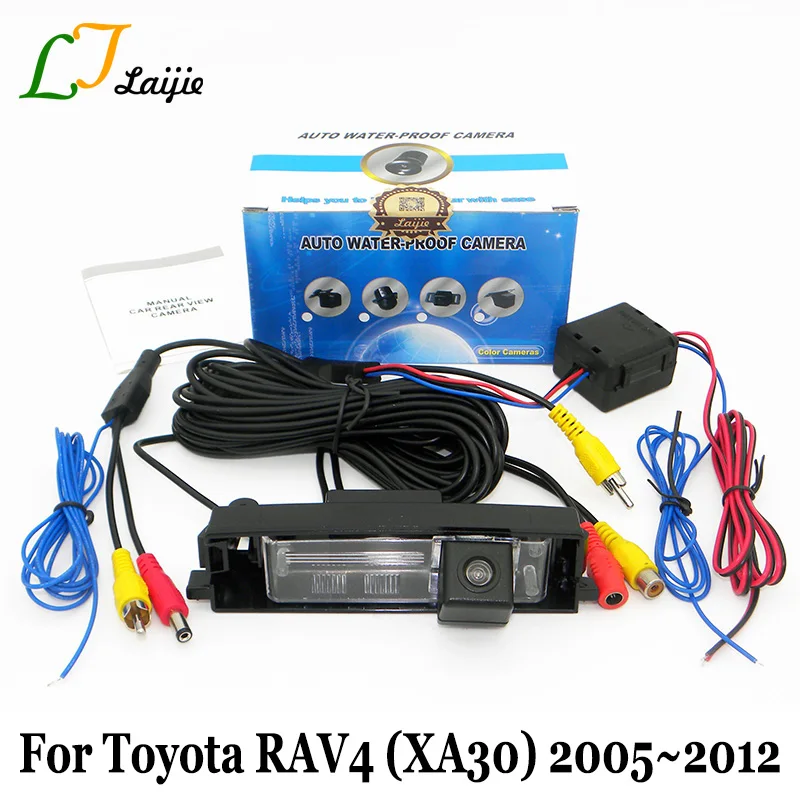 Камера заднего вида для Toyota RAV4 Автомобильная камера с ночным видением HD CCD 4 2005 2012