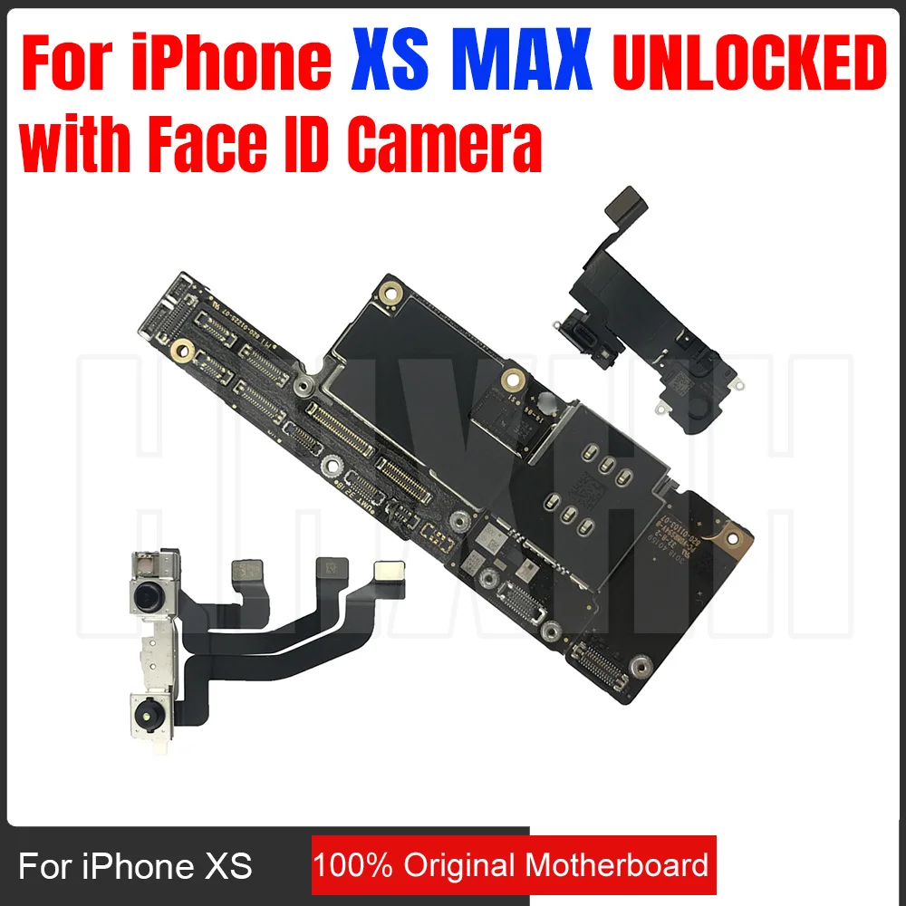 Материнские платы Для iPhone Xs Max, 64 ГБ, 256 ГБ, 512 ГБ, материнские платы с чипами ios, все функции протестированы