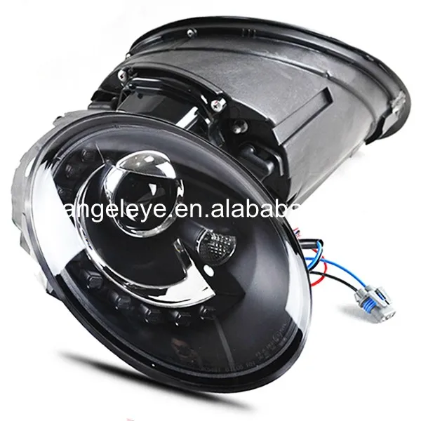 

2006-2012 год для VW, фары Beetle, светодиодный няя фара, черный корпус SN