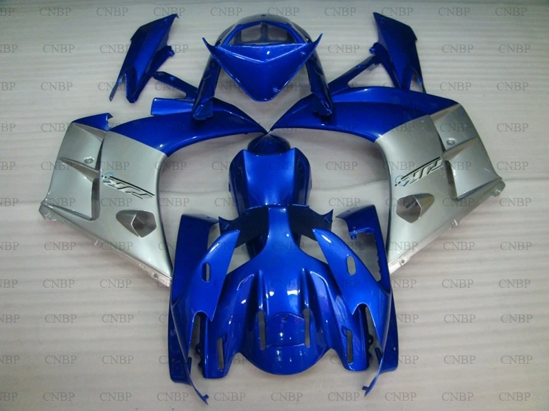 FJR1300 2004 Обтекатели FJR 1300 2002 - 2006 серебристо-голубой обтекатель из АБС-пластика