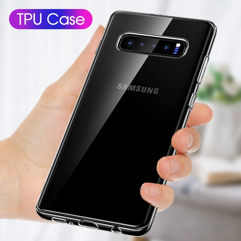 Прозрачный силиконовый чехол для Samsung A30S A50S S10 plus S10e Note 9 прозрачный из ТПУ A30 A50 M20 A8