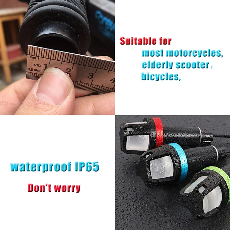 Водонепроницаемый светодиодный сигнал поворота для мотоцикла велосипеда