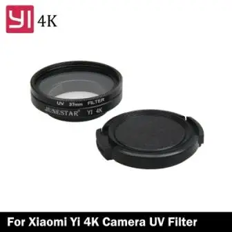 UV Xiaoyi 37 мм CPL+ УФ-фильтр для объектива Xiaomi YI 4K Yi 2 Yi Lite Защитная крышка для объектива переходное кольцо аксессуары для спортивной экшн-камеры - Цвет: UV