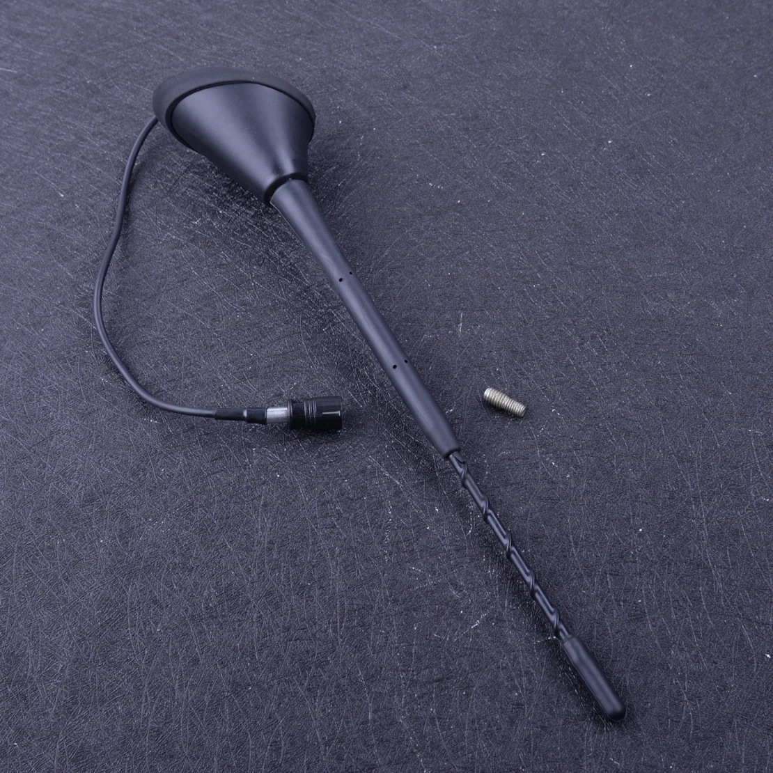 Beler 12V 9 ''черный винт с кнутом для крыши автомобиля радио FM антенна мачта