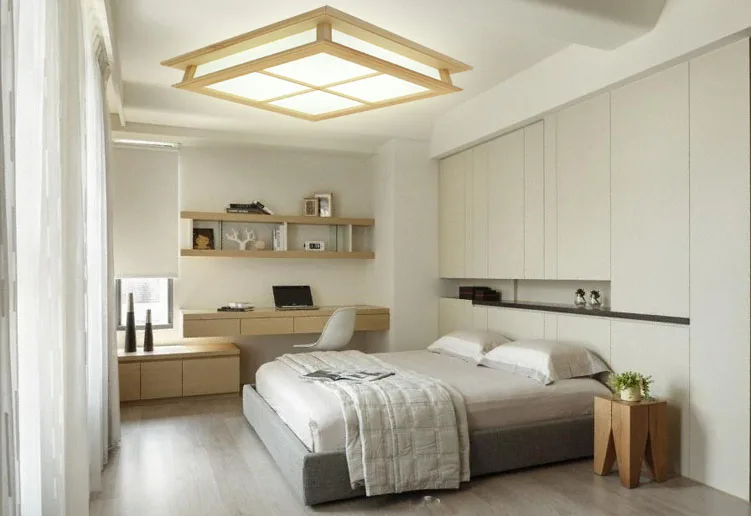 Потолочный светильник 30*30 см современный квадратный из дуба ПВХ|ceiling lamp fixture|lamparas
