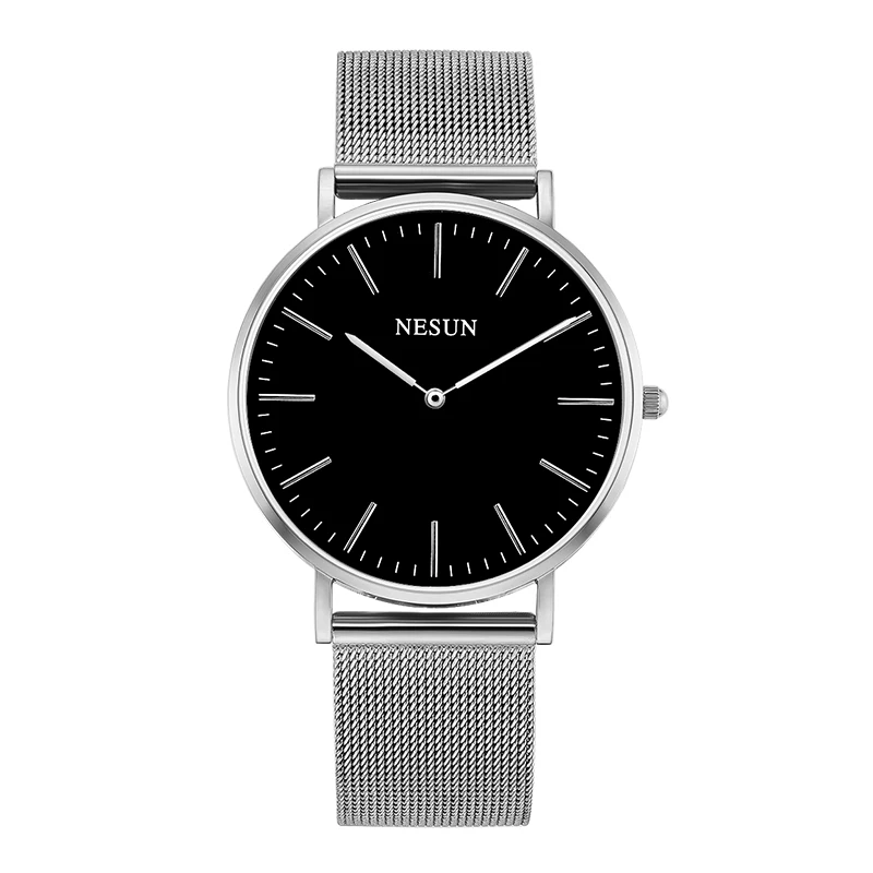 

Switzerland Nesun Watch Men & Women Luxury Brand Japan MIYOTA Quartz Movement Lover's Watches Sapphire Waterproof clock N8801-M2