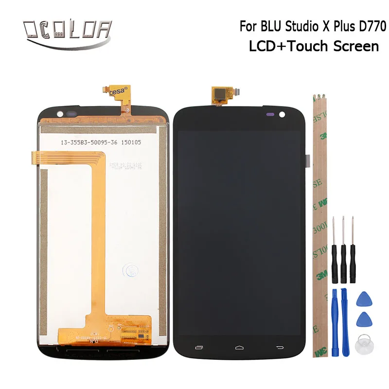 Ocolor для BLU Studio X Plus D770 ЖК-дисплей и сенсорный экран дигитайзер Замена + Инструменты
