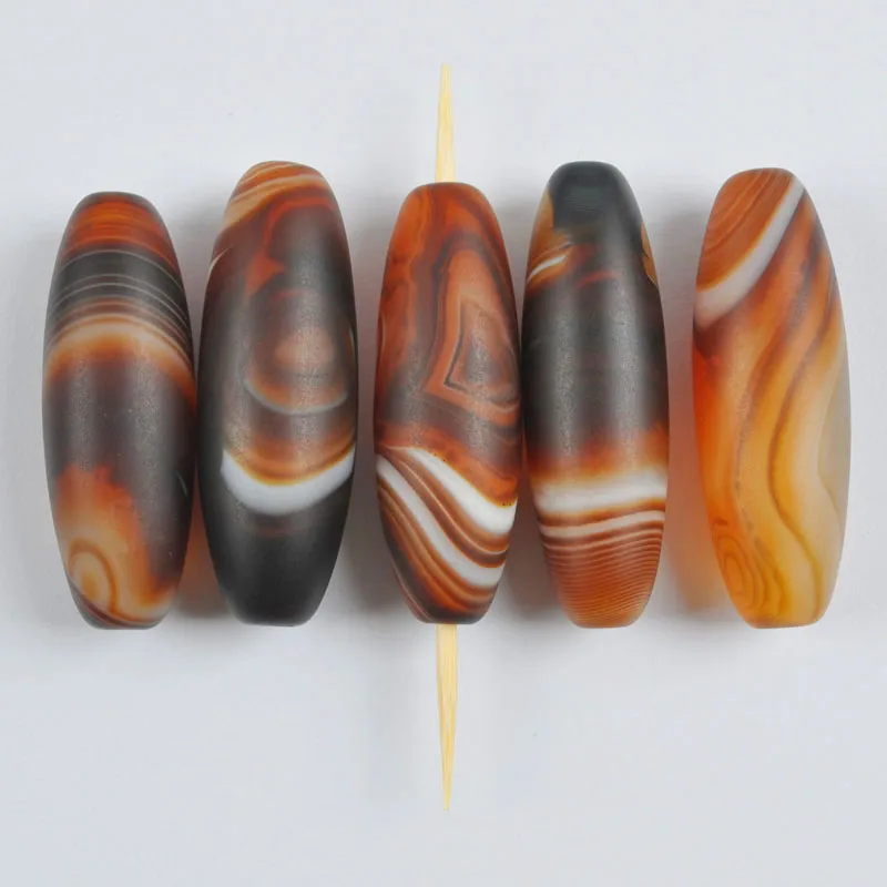 Подвеска из натурального Карнелиана Тибета ДЗИ свободная бусина Ювелирное