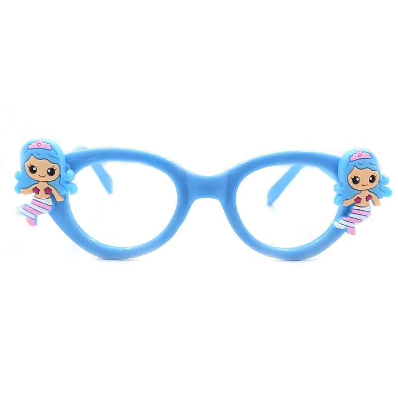 1pc Glasses Frames 3 1 шт. очки русалки рамки Русалочки украшения для праздника День Рождения украшения детский душ поставки подарок для девочки - Цвет: 1pc Glasses Frames 3