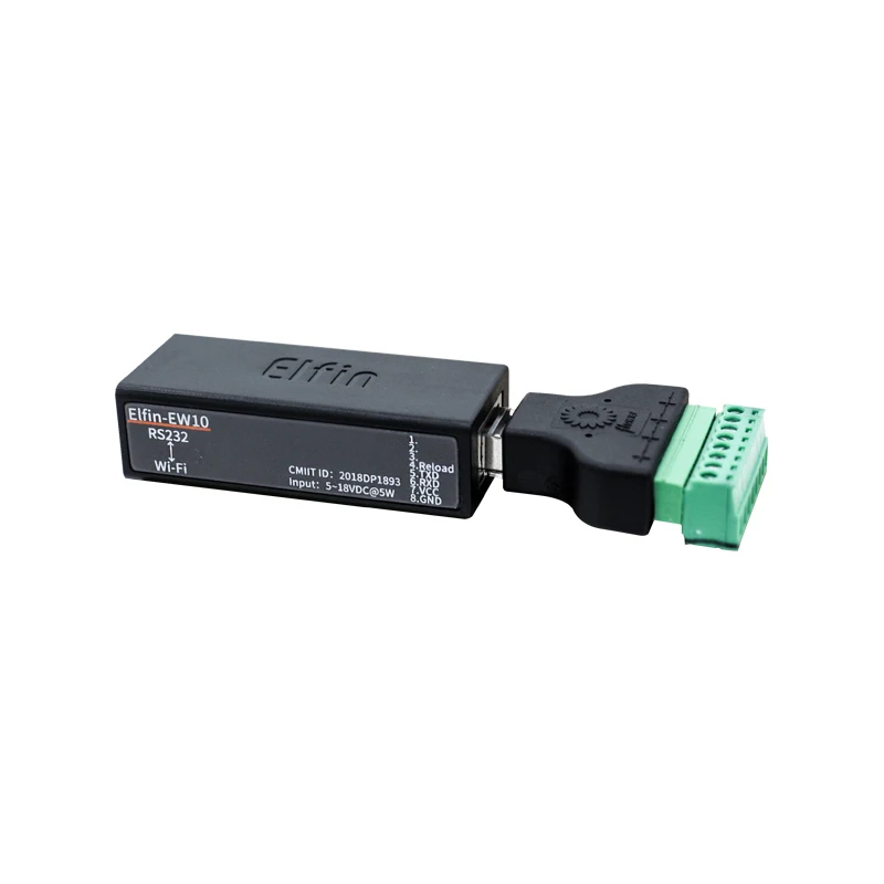 Elfin EW10 поддержка TCP/IP Telnet Modbus последовательный порт RS232 к WiFi Серверный модуль