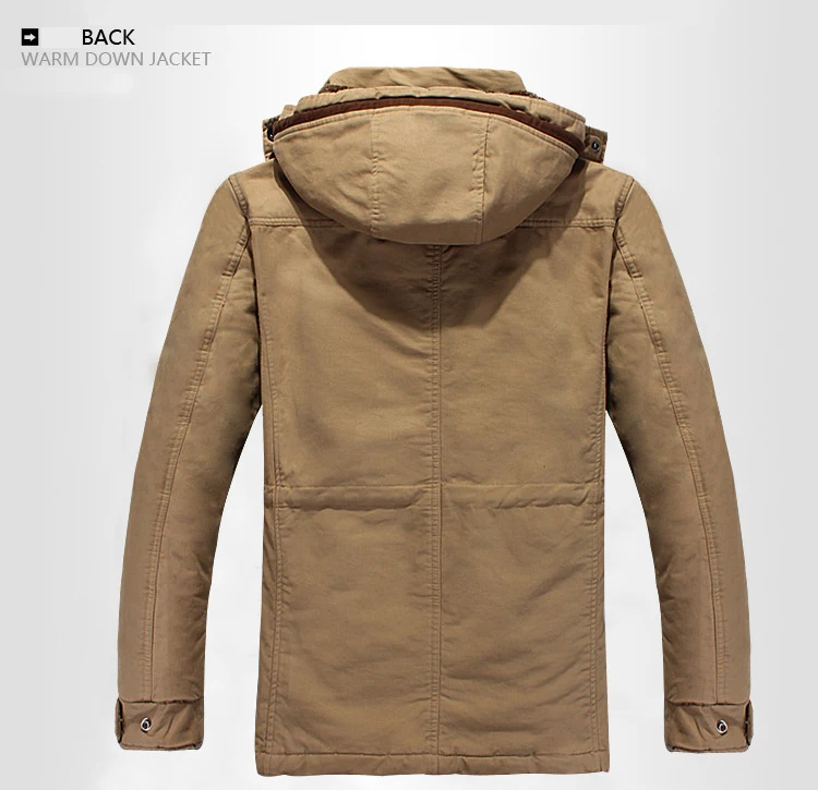 M-4XL, зимние парки, мужские толстые пальто, куртки, Повседневная модная шерстяная подкладка, теплые, с несколькими карманами, Прямая, бренд Jaqueta Masculino