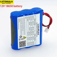 liitokala 12v 18650 2600mah lithium ion battery pack monitor cctv camera battery 12 6 v 1 8a 2a 2 2a 2 5a 2 6a 2 8a 3a batteries