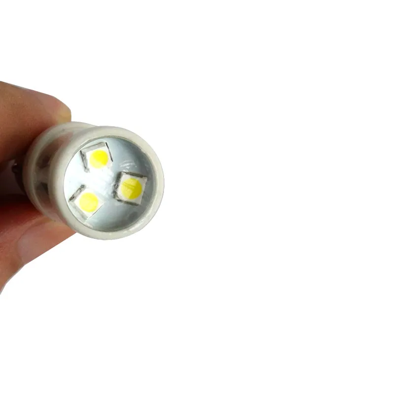 2 шт. керамические светодиодные лампы S25 1156 BA15S 18 SMD 3030 LED 1157 BAY15D от 12 В до 24 6000K белые