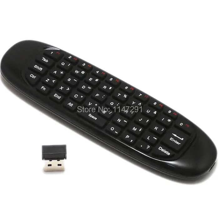C120 Fly Air Mouse Gyroscope USB receiver 6 Axis Sensor for Smart Tv Box 2.4G Wireless Remote Control Game Keyboard | Электроника