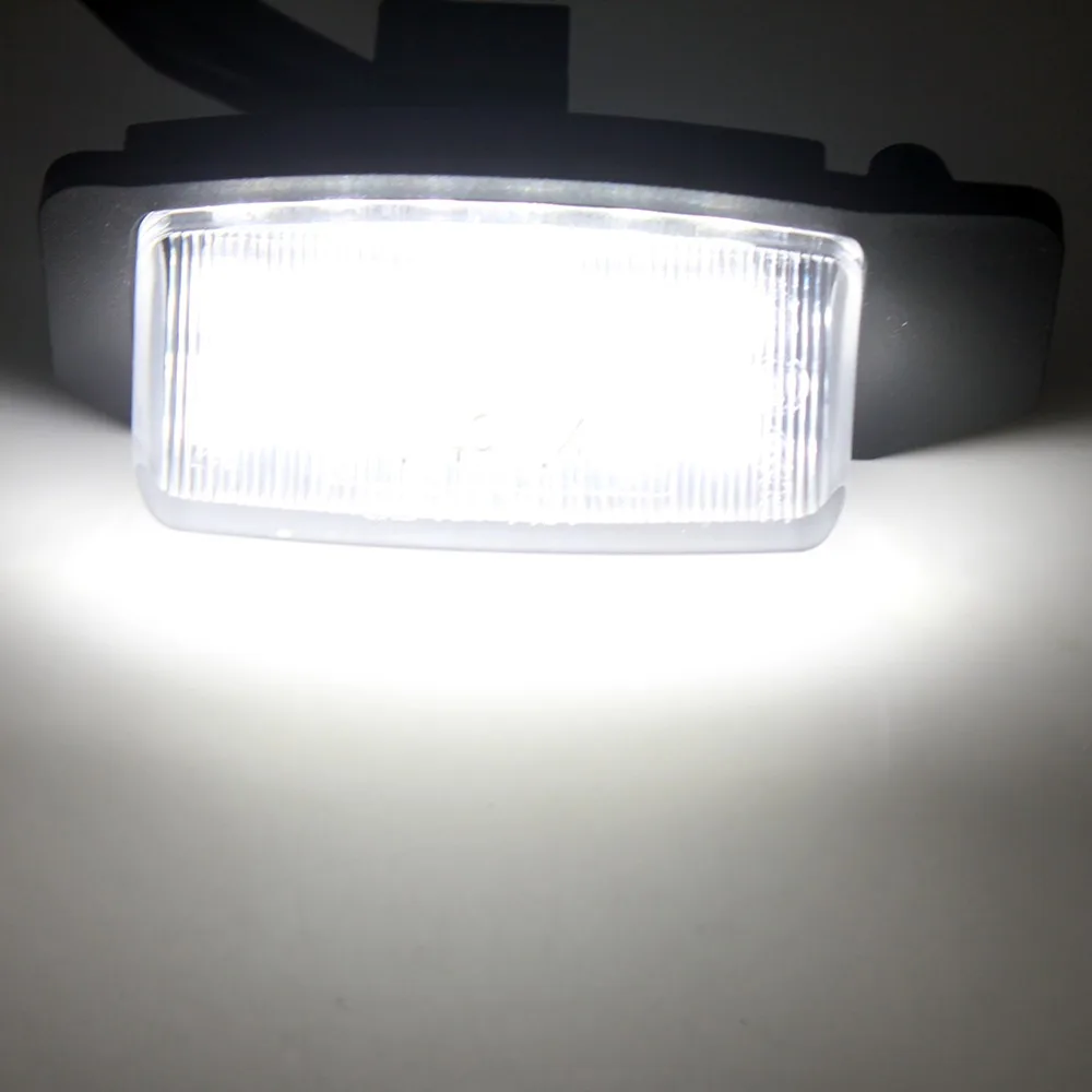 2 шт. 12В LED Canbus безошибочная автомобильная светодиодная лампа номерного знака для