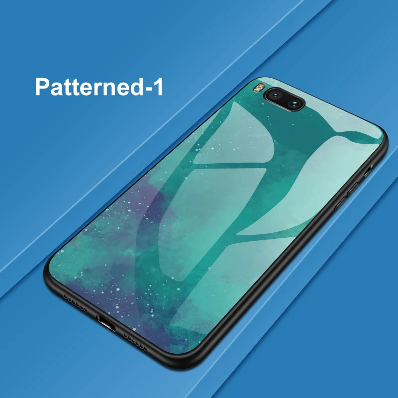 Стеклянная крышка чехол для телефона для Samsung Galaxy A40 A50 A70 J3 J5 J7 J2 Prime A6 A8 плюс A7 A9 S8 S9 S10 Примечание 10 плюс Coque - Цвет: Pattern 01