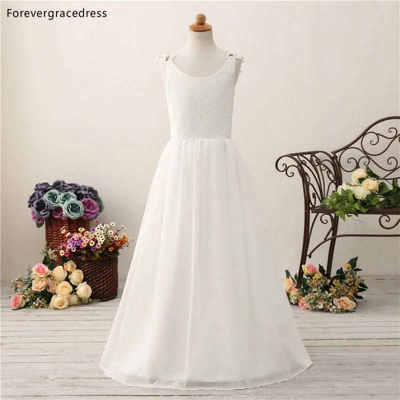 Женское платье без рукавов Forevergracedress шифоновое трапециевидной формы с цветочным