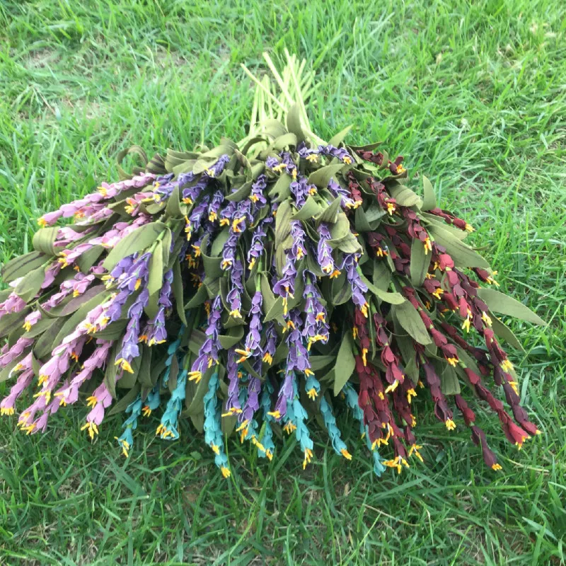 Искусственные Креветки с длинным стеблем 1 шт. цветочные наполнители в