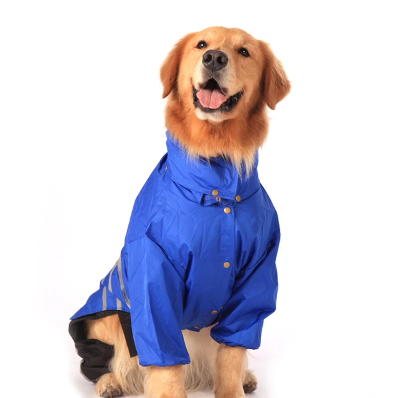 DRESSPET Pet собачьи плащи отделимые непроницаемые золотые ретривер одежда для
