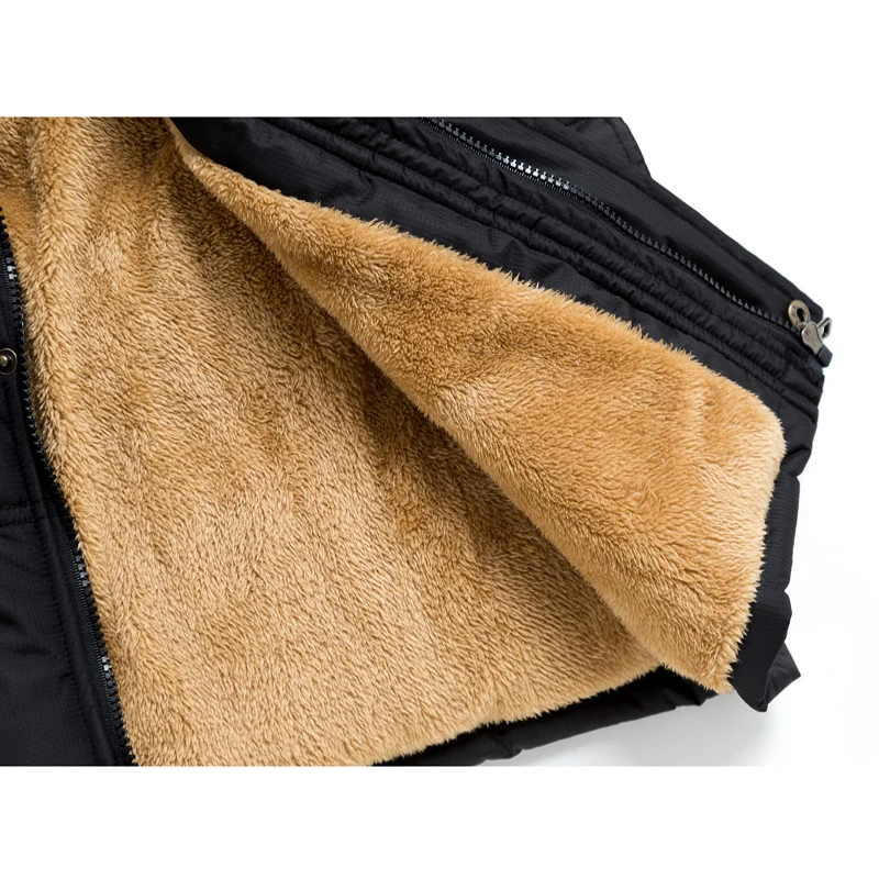 Жилет TANGNEST мужской Повседневный с несколькими карманами утепленный|fashion men vest|mens