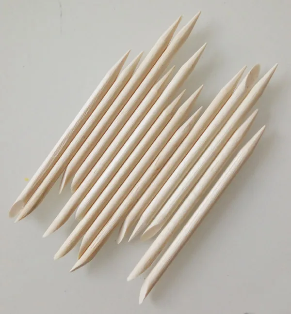 Деревянный Толкатель для кутикулы 500 шт. x 75 мм|wood stick cuticle pusher|cuticle pusherorange wood |