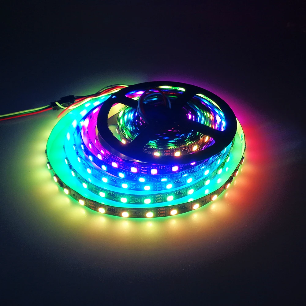 5 м ws2811 Светодиодная лента IP30 30 светодиодов/метр IC адресная индивидуально не