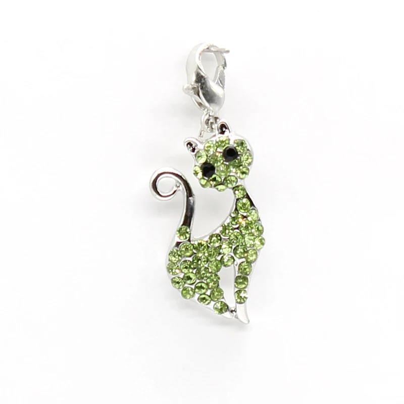 2016 New Super Deal Best Selling Fashion Lobster clasp pendants Charms Fox DIY Jewelry Accessories Full Rhinestone Free Shipping | Украшения