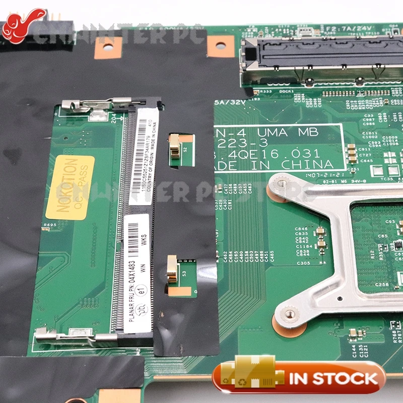 NOKOTION 48.4QE16.031 04X1483 основная плата для lenovo thinkpad T530 материнская ноутбука SLJ8A QM77 DDR3 HD