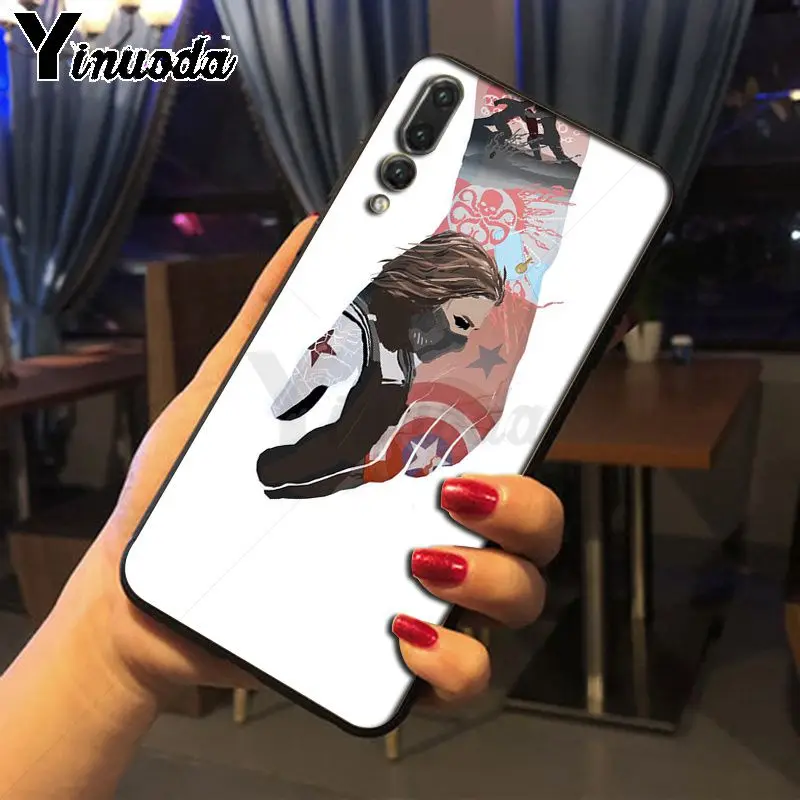 Чехол для телефона Yinuoda Captain America Civil War Soldier Huawei P20pro mate10lite p9 p10plus honor 8x 7A nova3i funda |