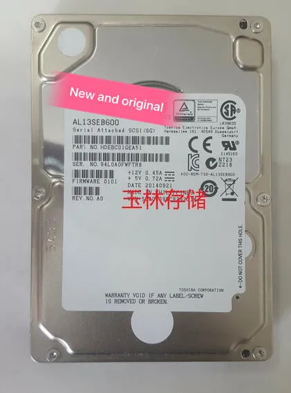 100% новый в коробке 3 года гарантии al13себ600 HDEBC01GEA51 600G 10K 6G SAS 2,5 требуется больше угловых фотографий, пожалуйста, свяжитесь со мной
100% новый в коробке 3 года гарантии al13себ600 HDEBC01GEA51 600G 10K 6G SAS 2,5 требуется больше угловых фотографий, пожалуйста, свяжитесь со мной