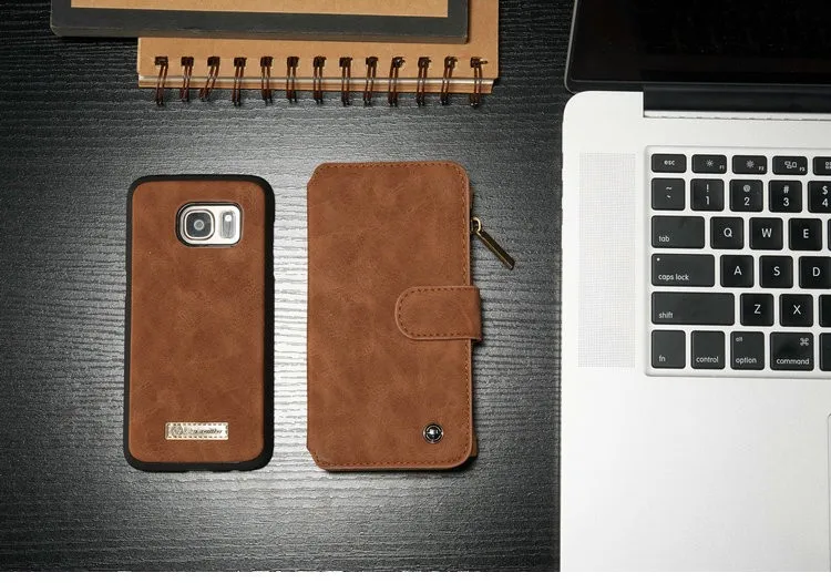 CaseMe Stand Wallet Phone Case Leather For Samsung Galaxy S6 edge Plus S7 |