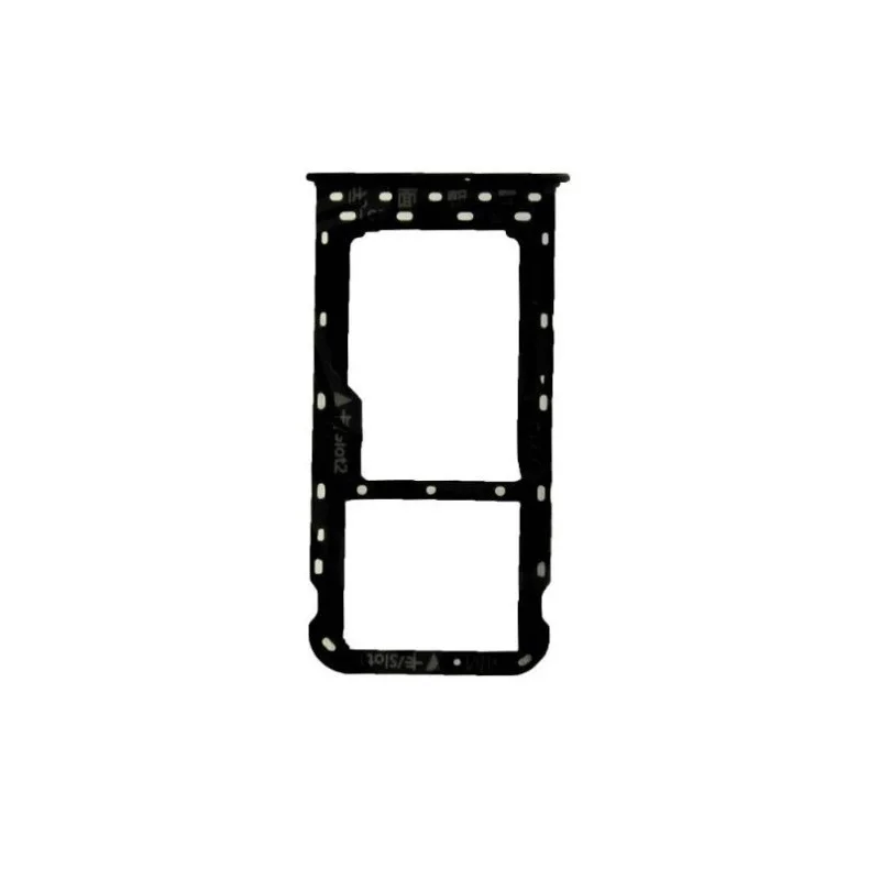 Держатель лотка для SIM и Micro SD карт памяти запасная часть Huawei P Smart/Enjoy 7S черный