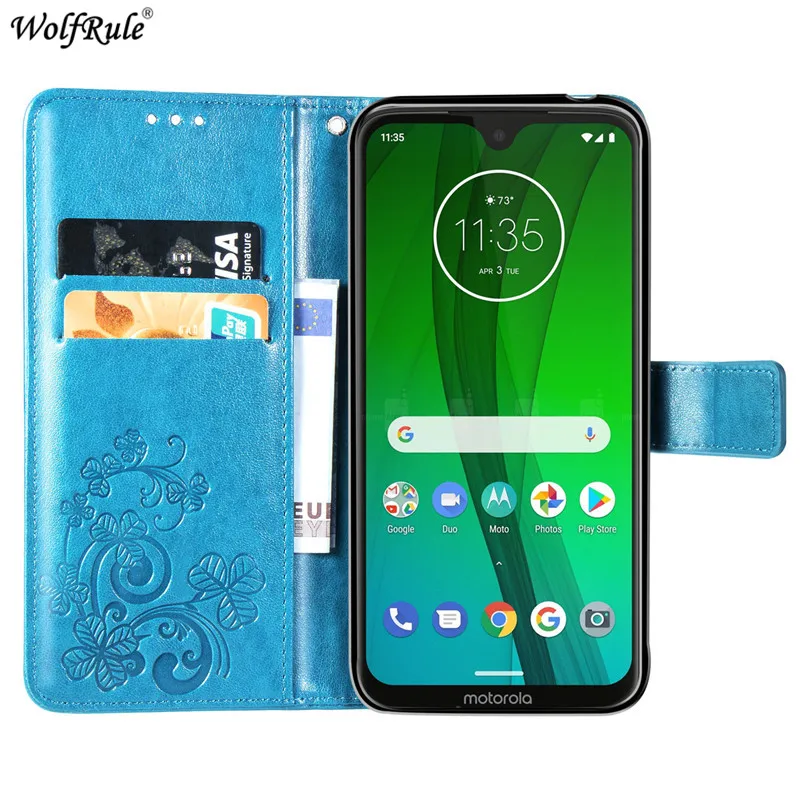Чехол для Motorola Moto G7 Power флип чехол из искусственной кожи телефона питания версия