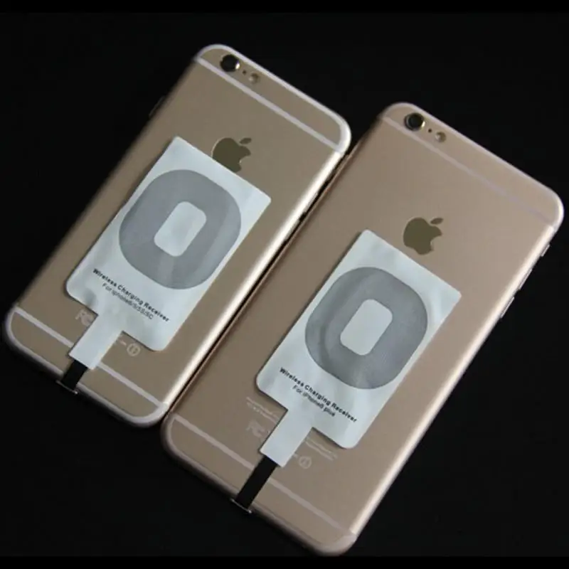 Qi Беспроводное зарядное устройство зарядные комплекты Pad + приемник для iPhone 5 5S 5C 6