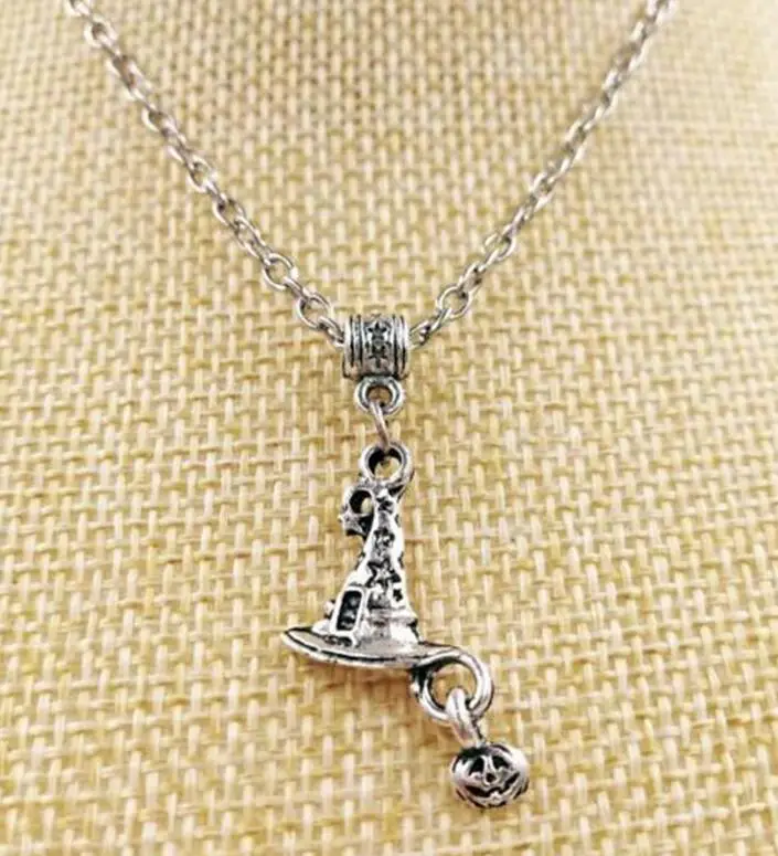 1pcs Hot New Fast delivery Witch Hat Pumpkin Mask Pendant Necklace Women Girls Jewelry Best Friend Holiday Gift | Украшения и