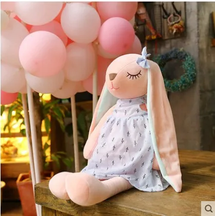 Новинка Модные плюшевые игрушки кролик кукла ушастого кролика Милая dollsleep для