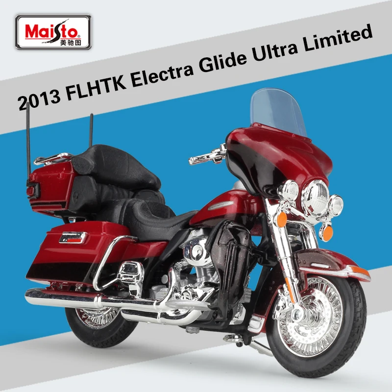 Коллекционная модель спортивного гоночного мотоцикла Maisto 1:12 2013 FLUTK ELECTRA GLIDE ULTRA