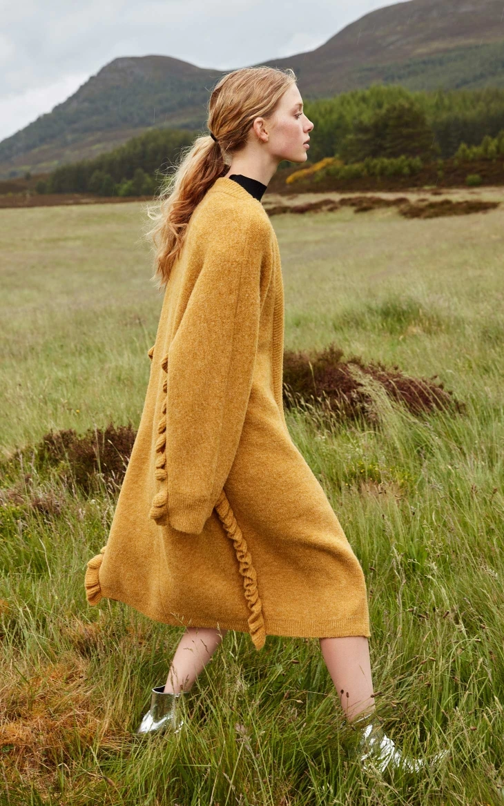 Vero Moda Раффлед украшения длинный вязаный кардиган Болеро | 318325502