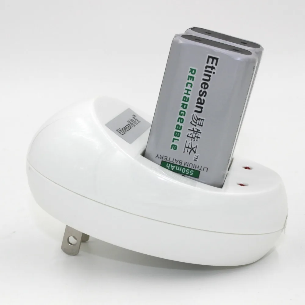 2 шт. перезаряжаемые литий ионные батарейки для микрофонов 550 мАч 9 в|battery battery