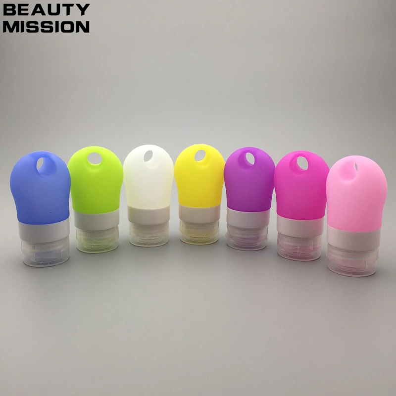 1 шт. силиконовая бутылка для шампуня лосьона 38 мл|press bottle|silicone travelempty silicone travel packing