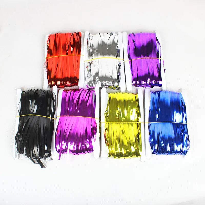 1*2 м МЕРЦАЮЩАЯ Золотая Серебряная металлическая занавеска с блестками фольга