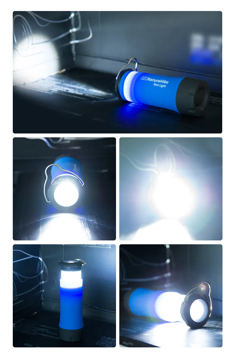 Naturehike портативный мини CREE R2 светодиодный масштабируемый мигающий походный фонарь наружный светодиодный светильник-палатка с 3 режимами работы