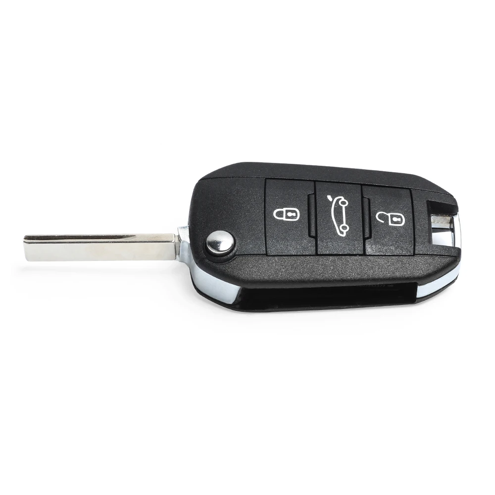 KEYECU флип ключ дистанционный ключ-брелок от машины 3B 433 МГц ID46 для Peugeot 208 308 508 3008 5008 |
