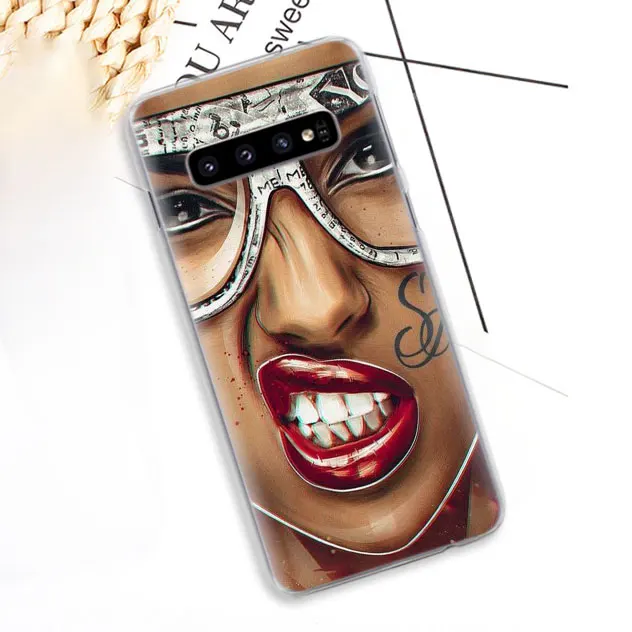 11 Чехол для телефона с сексуальным рукавом и татуировкой для девушек samsung Galaxy S10e S10 S8 S9 Plus S6 S7 Edge A40 A50 A70 M20 жесткий чехол-накладка - Цвет: 11