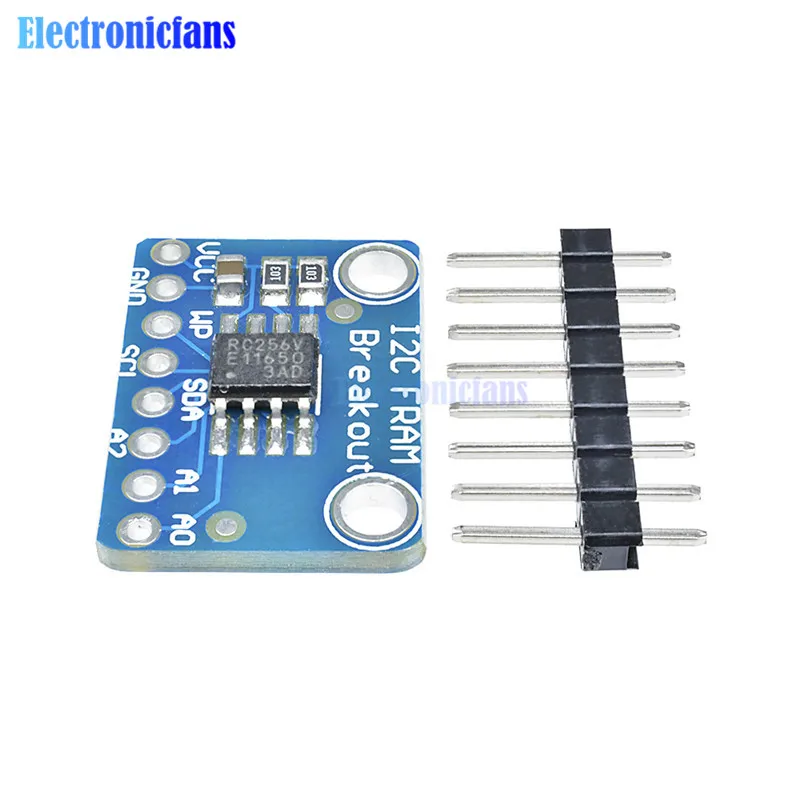 MB85RC256V Memory IC 32KB Development Tools I2C Нелетучий 2 7 5 V VCC/Logic FRAM Breakout Board Module Board|Интегральные