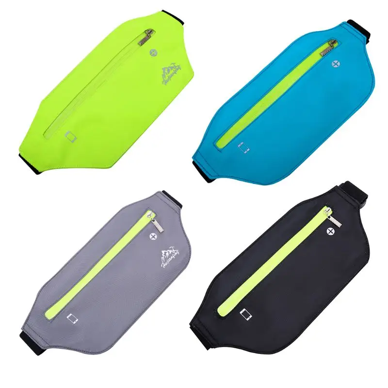 

Lycra Sports Fanny Pack Waist Bum Bag Travel Running Bags Slim Belt Phone Pouch for Men Women