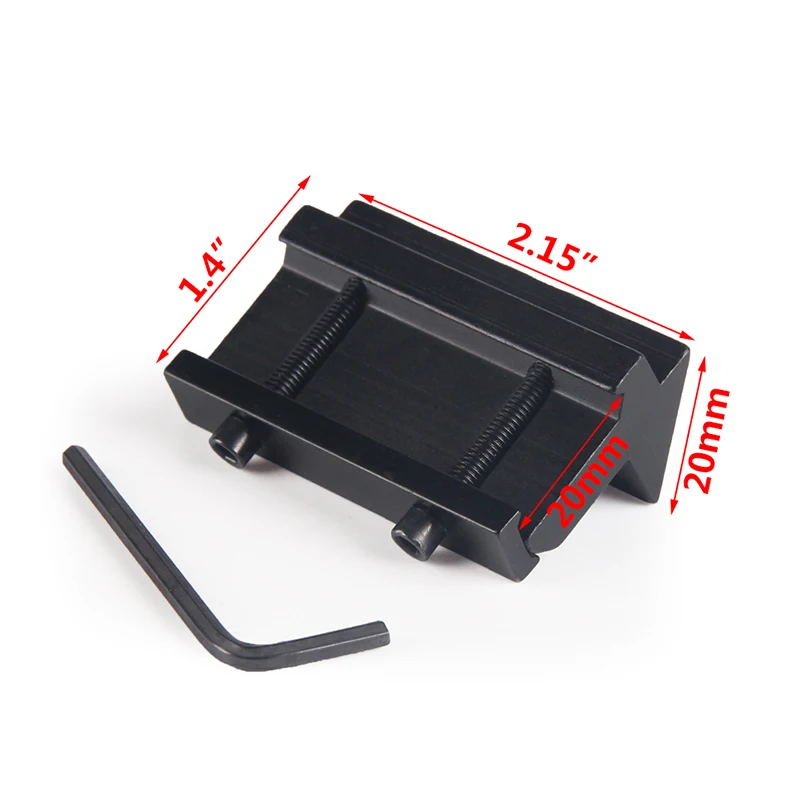 

Tactical Scope Mount 45 Degree Angle Offset Holder 20MM Picatinny Weaver Rail Adapter Hunting Accessory RL1-0024