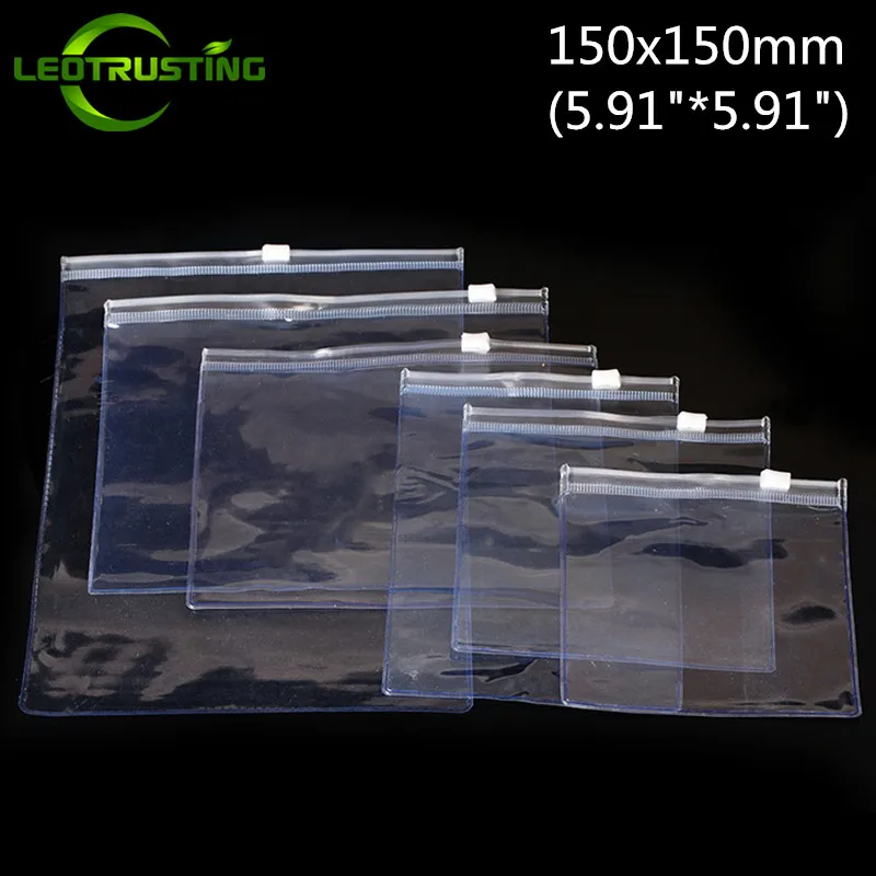 

Leotrusting 100 шт. 150x150 мм светло-голубой пластиковый мешок для ювелирных изделий на молнии ПВХ антиокислительный пластиковый аккумулятор серьги ...